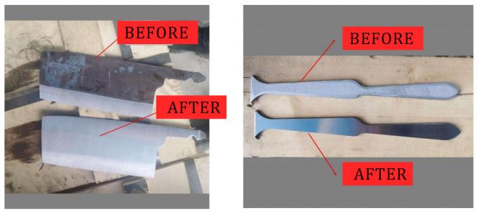 400mmRR Máquina de moagem de superfícies planas molhadas de metal banda larga máquina de polir molhada de areia máquina de acabamento de acabamento para metal 6