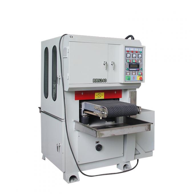 400mmRR Máquina de moagem de superfícies planas molhadas de metal banda larga máquina de polir molhada de areia máquina de acabamento de acabamento para metal 12