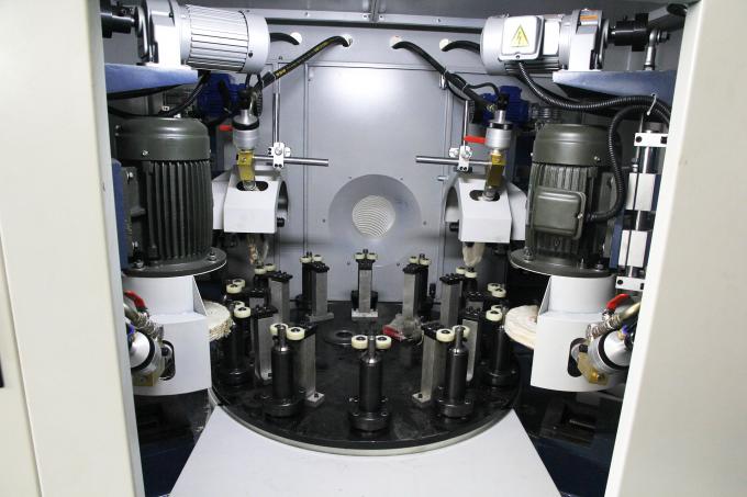 Metal cilindrico automático de metal quatro estações disco Cnc espelho ferramenta Cnc moagem eletro polimento máquina para aço inoxidável 6