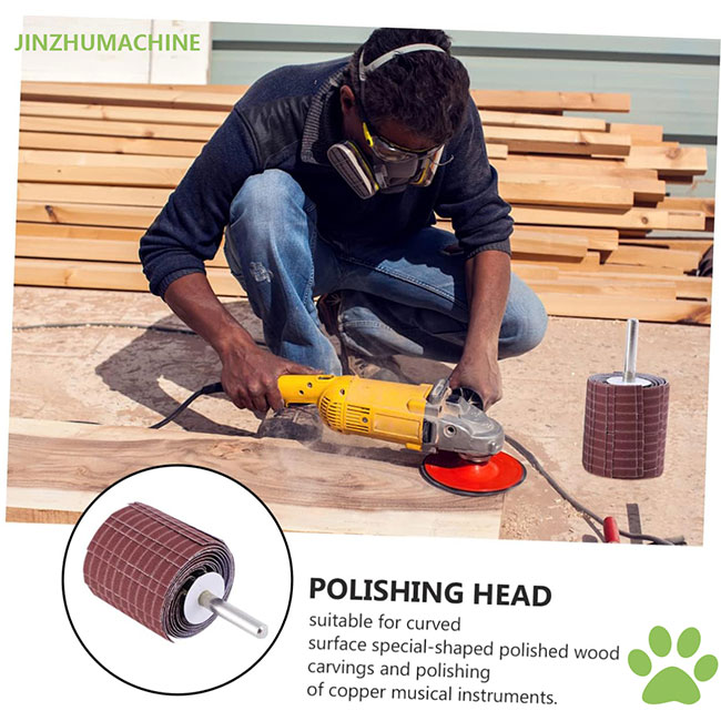 Consumo de polir Rolamentos duráveis Tecido de esmeralda 250*50 mm Grito 240 Arame Abrasivo Rolamentos para polir 11