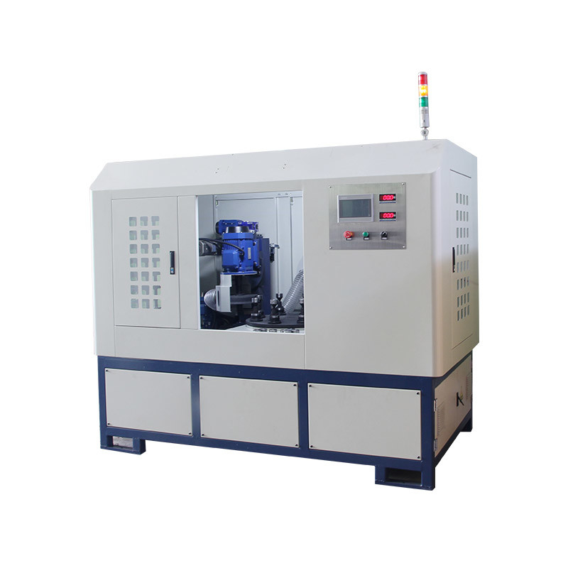 tabela 2 giratória principal de moedura que lustra HL machineautomatic da máquina lustrando para a tampa de aço inoxidável p da flange da tampa do logro