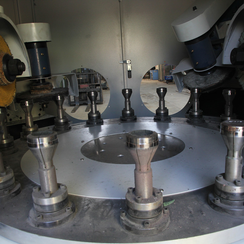 Tabela giratória automática de moedura de máquina de polonês da cabeça 6 para o metal do produto da abóbada