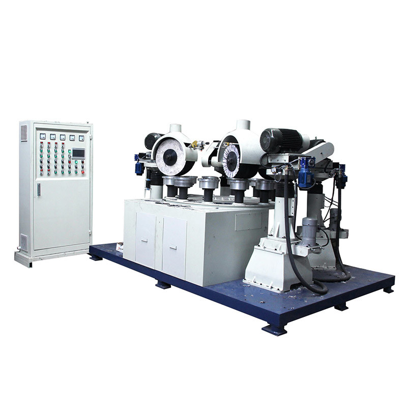 Lustro giratório de moedura da máquina de polonês principal do espelho 6 para o bronze do painel do fechamento do metal