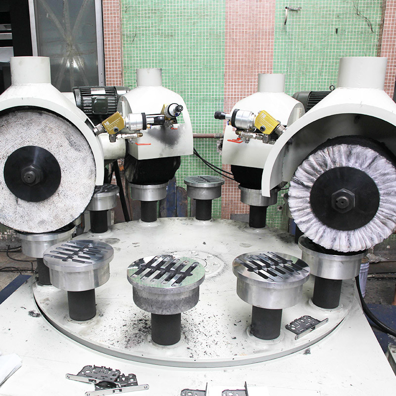 Lustro giratório de moedura da máquina de polonês principal do espelho 6 para o bronze do painel do fechamento do metal