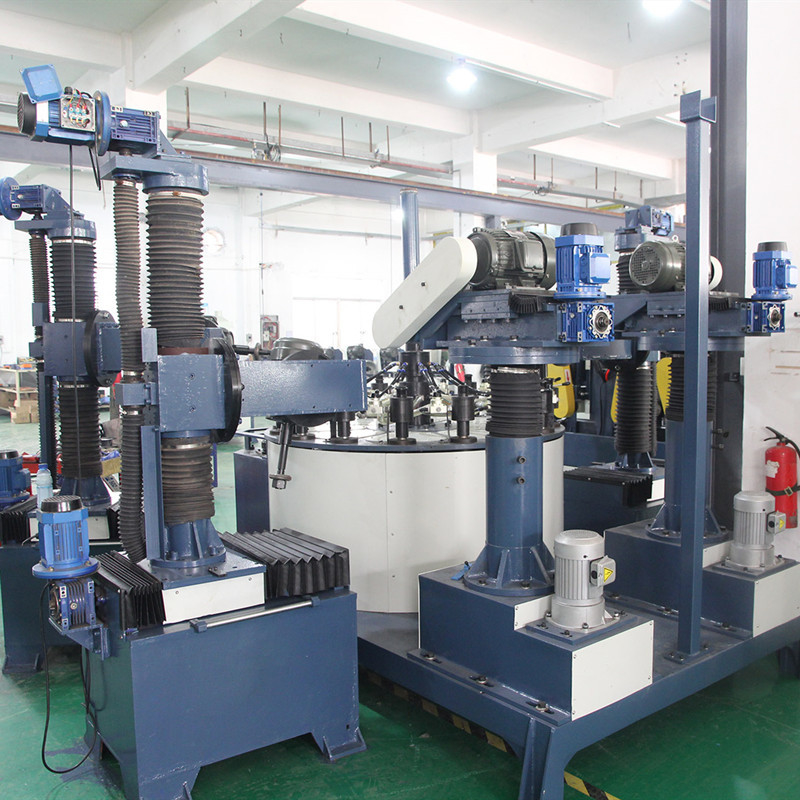 Lustro giratório de moedura da máquina de polonês principal do espelho 6 para o bronze do painel do fechamento do metal