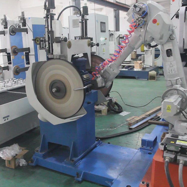 Braço robótico de moedura totalmente automático da máquina de polonês ABB com para o espelho ou a linha fina