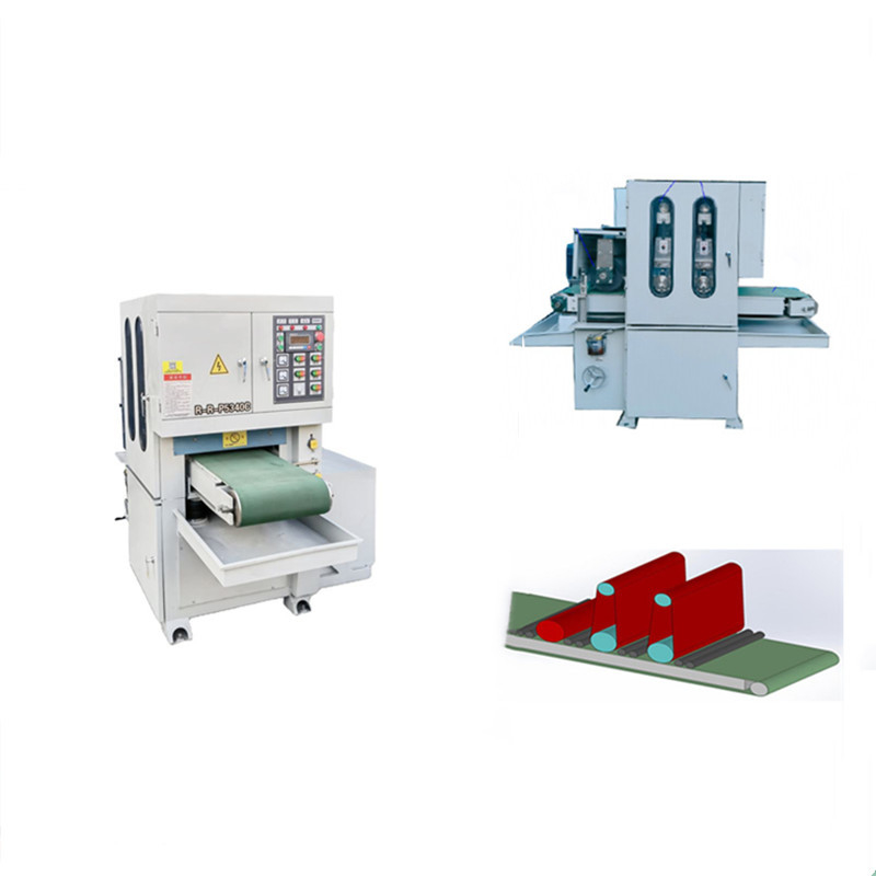 Potência do motor rotativo 5,5 kW Máquina de lixação de metal 150 mm 400 mm Largura máxima de trabalho
