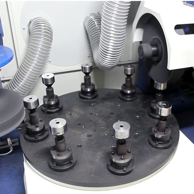 Metal cilindrico automático de metal quatro estações disco Cnc espelho ferramenta Cnc moagem eletro polimento máquina para aço inoxidável