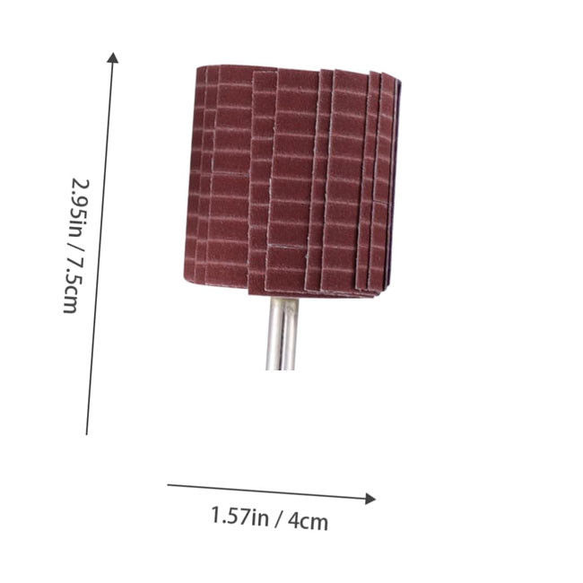 Rodas de reboque duráveis Tecido de Emery 250*50 mm Grito 240 Arame Abrasivo Rodas de reboque para polir moagem
